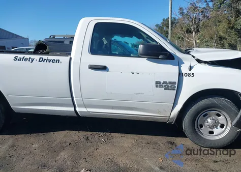 2021 Ram 1500 Classic Tradesman 4X2 8' Box из США, поврежденный, VIN 3C6JR6DG4MG614014
